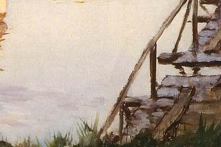 Фрагмент Тихая обитель. 1890.