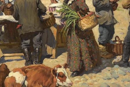 Фрагмент Торговый день в Плёсе