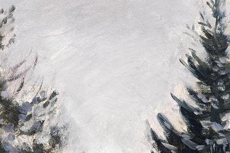 Фрагмент Tracks in the Snow