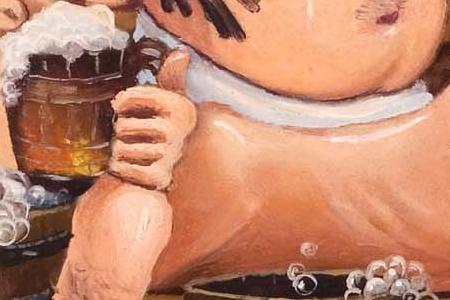 Фрагмент Три друга в бане