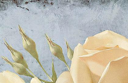 Фрагмент Три розы на столе I