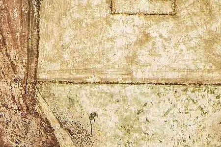 Фрагмент Троица. 1425-1427.