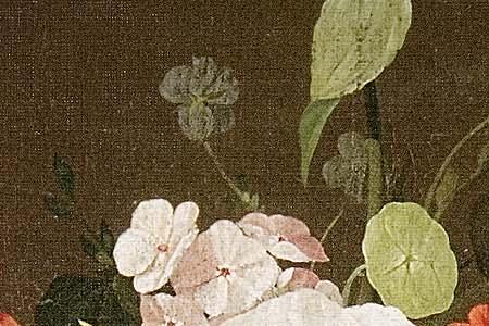 Фрагмент Цветы и фрукты.1855.