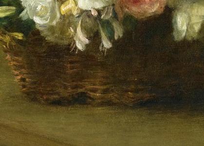 Фрагмент Цветы в композиции