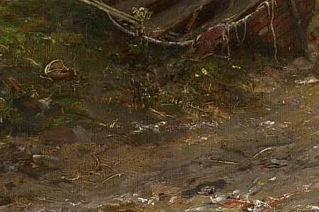 Фрагмент Туман над рекой