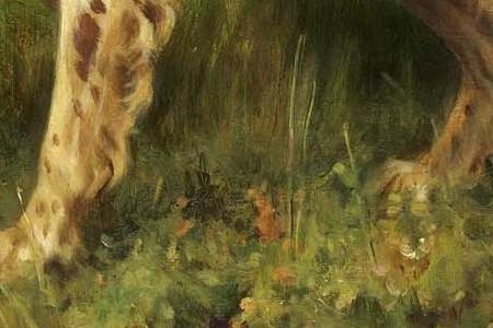 Фрагмент TWO ENGLISH SETTERS ON POINT