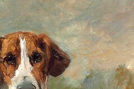 Фрагмент Two Hounds Resting