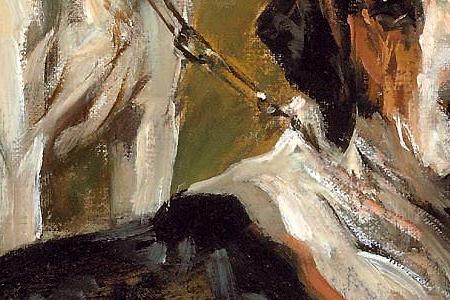 Фрагмент Two Hounds Resting