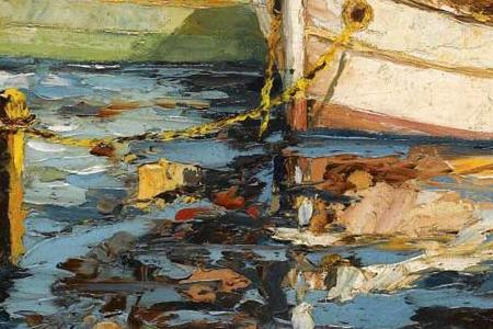 Фрагмент TWO SHIPS BY THE QUAY