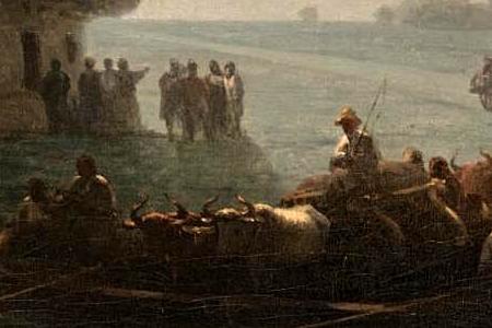 Фрагмент Украинский ночной пейзаж