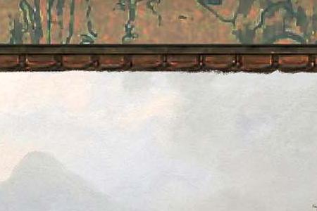 Фрагмент Улов в горной реке