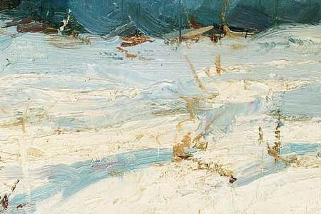 Фрагмент Usadba in winter