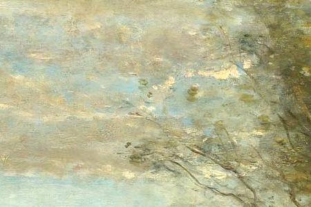 Фрагмент В горах (фигура у воды)