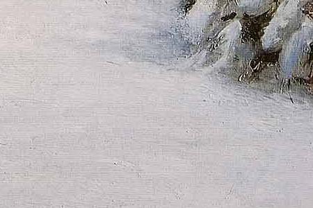 Фрагмент В начале зимы. 1895.