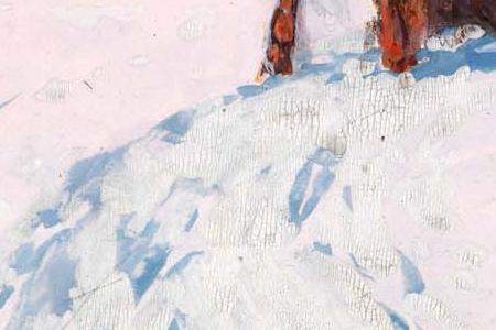 Фрагмент В поле на санях