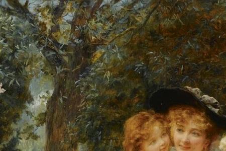 Фрагмент В саду