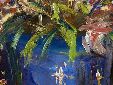 Фрагмент VASE DE FLEURS SUR UNE TABLE