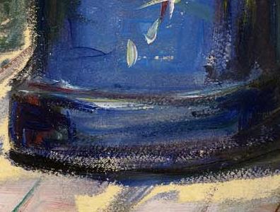 Фрагмент VASE DE FLEURS SUR UNE TABLE