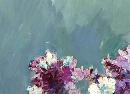 Фрагмент VASE OF LILACS