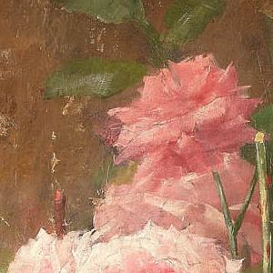 Фрагмент Ваза с розами