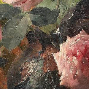 Фрагмент Ваза с розами