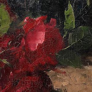 Фрагмент Ваза с розами