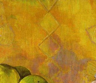 Фрагмент Ваза с яблоками на столе