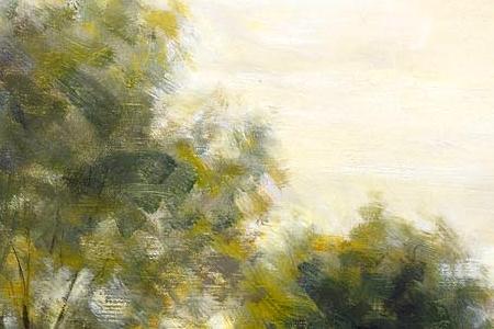 Фрагмент Вечер на озере