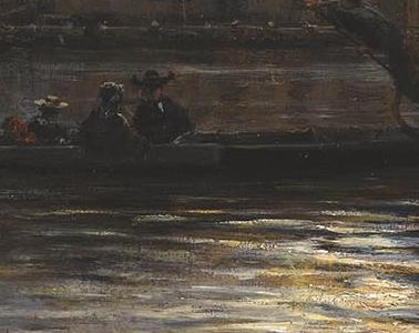 Фрагмент Венеция под луной