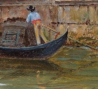 Фрагмент Венеция утром