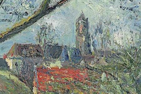 Фрагмент Verger Saint-Ouen-l Aum ne en hiver