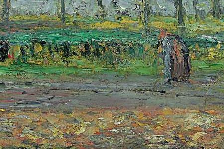 Фрагмент Verger Saint-Ouen-l Aum ne en hiver