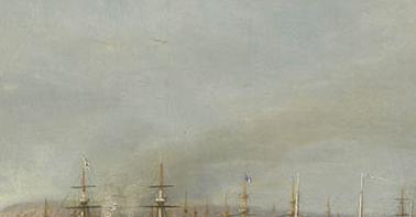 Фрагмент Вход Русского Флота в гавань Тулона