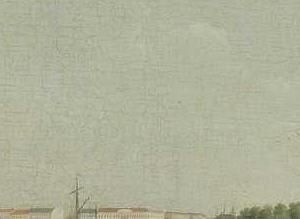 Фрагмент Вид Летнего сада и Гагаринской набережной с Петербургской стороны