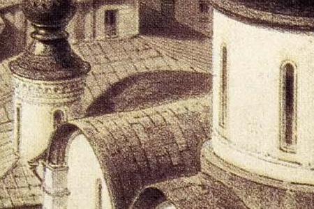 Фрагмент Вид Москвы и ее окрестностей.