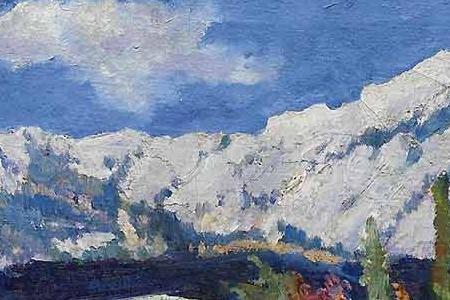 Фрагмент ВИД НА АЙ-ПЕТРИ,КРЫМ