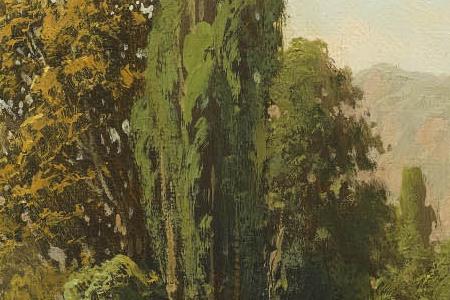 Фрагмент Вид на гору Ай-петри в крыму