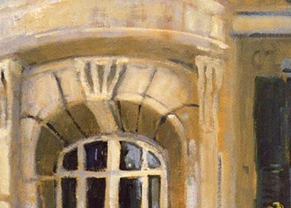 Фрагмент Вид на кафе во Франции