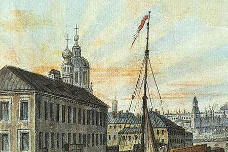 Фрагмент Вид на Воспитательный дом