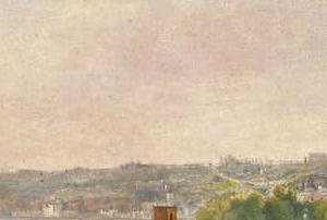 Фрагмент Вид Неаполя в солнечный день