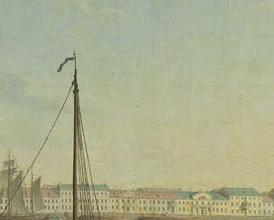 Фрагмент Вид Невы и Английской набережной