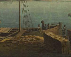 Фрагмент Вид Невы и Английской набережной