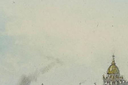 Фрагмент Вид Санкт-Петербурга с Невы