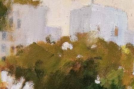 Фрагмент View from the park.