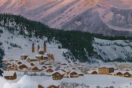 Фрагмент View of Kitzbuhel