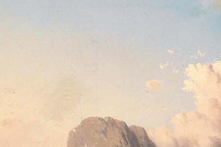 Фрагмент View of Lake Koenigssee with St Bartolomei