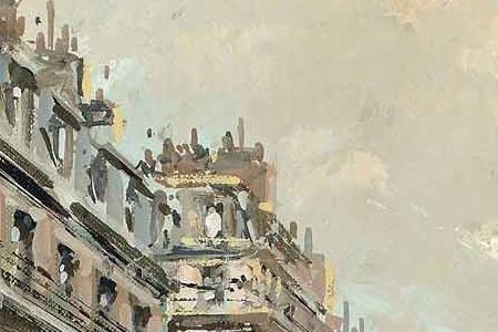 Фрагмент view of the Paris