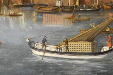 Фрагмент VIEW OF THE THAMES AT WESTMINSTER