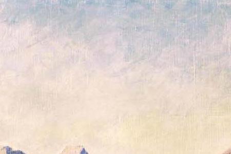 Фрагмент VIEW ON LAKES SILVAPLANA AND SILS