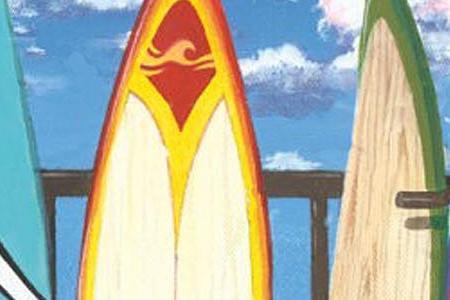 Фрагмент Виндсерферы отдыхают